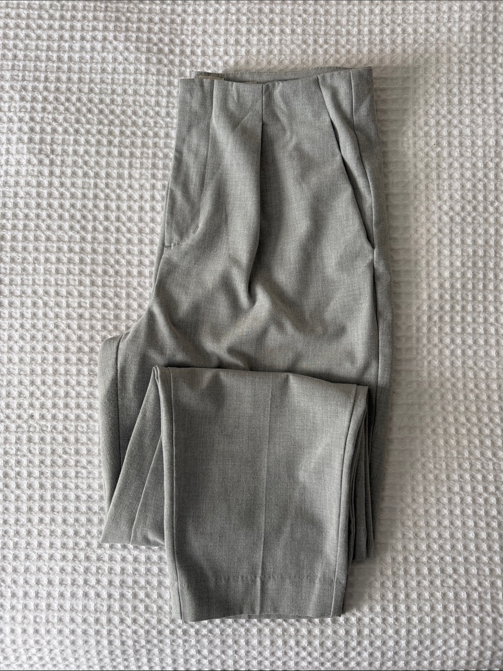 a new day Gray Pleated Front Straight-Leg Women's Dress Pants